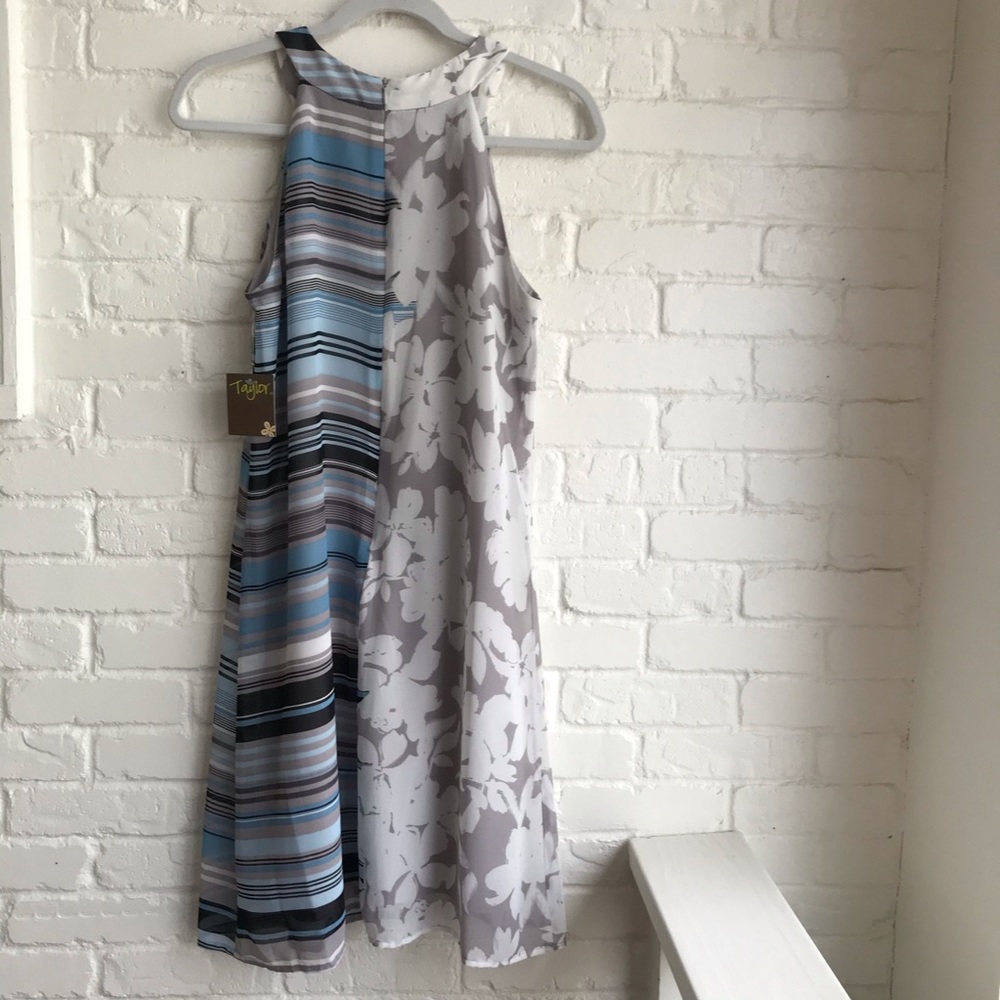 NWT Just...Taylor Chiffon Halter Dress 8